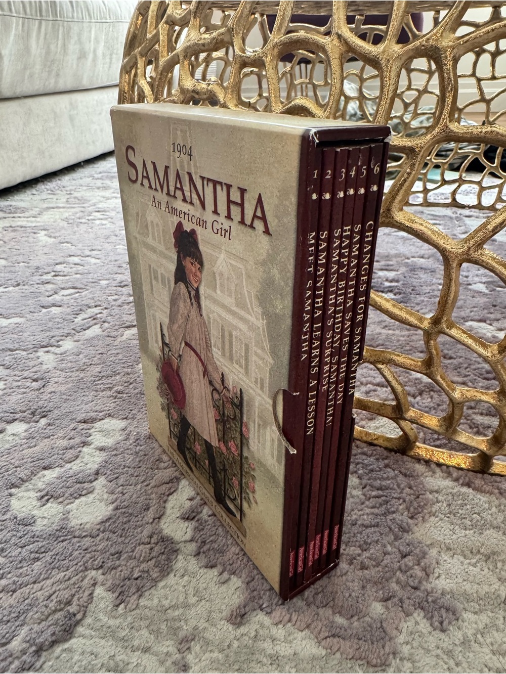 Vintage Pleasant Company American Girl Samantha 6-Book Box Set